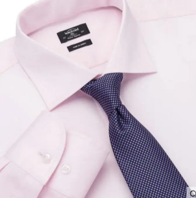 Хлопковые рубашки для мужчин, профессиональные, изготовленные на заказ, однотонные, черные, белые, темно-синие, розовые рубашки, высокое качество