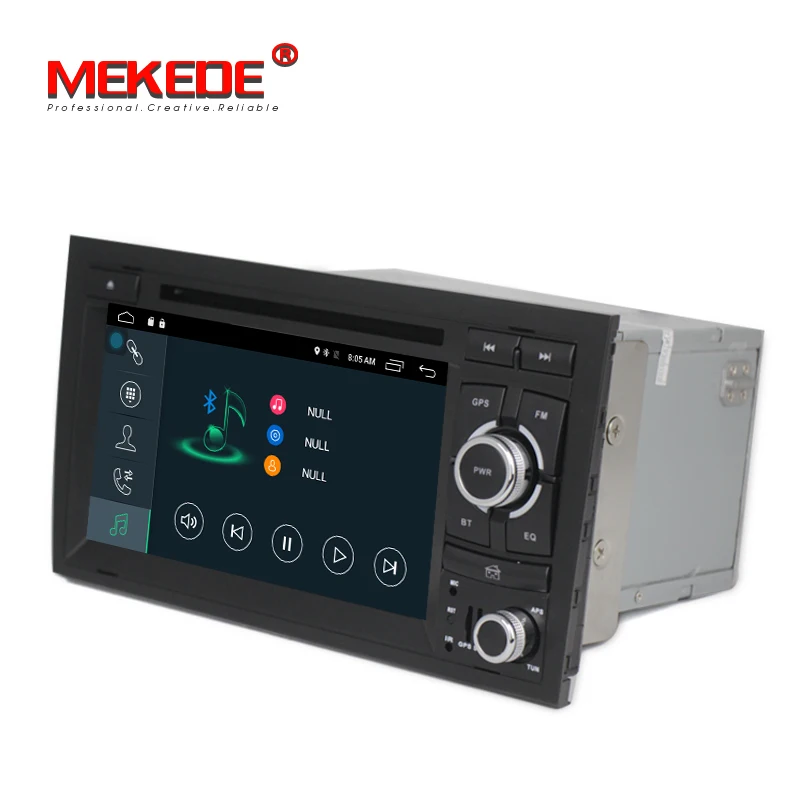 Best MEKEDE android 7.1 quad core car audio dvd automotivo for Audi/A4 S4 RS4 2002-2008 Video Player GPS with car dvd gps auto radio 3