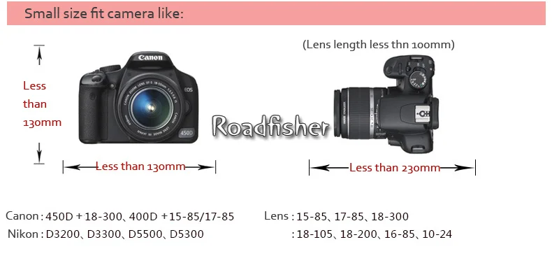 Roadfisher уличная фотография Толстая теплая зимняя SLR DSLR камера сумка вкладыш чехол вниз крышка рукав пальто для Canon Nikon sony