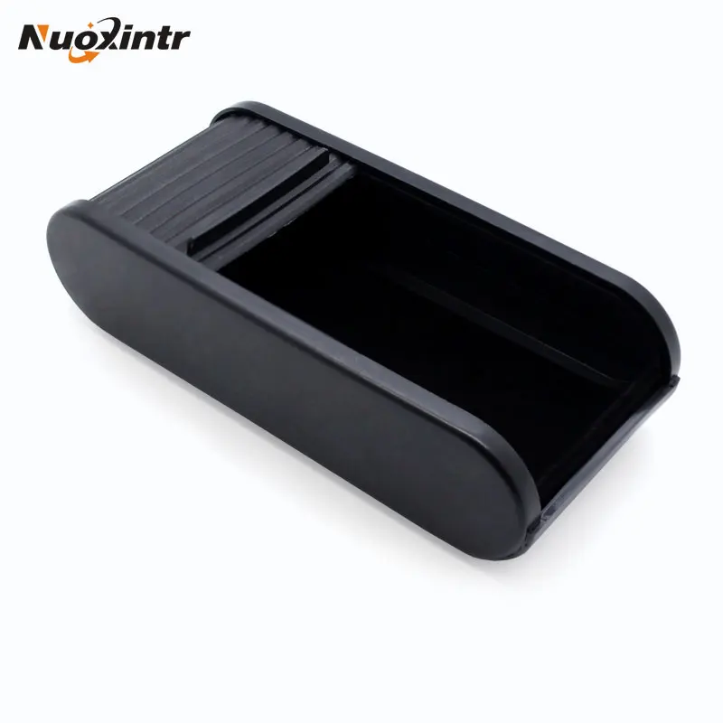 Nuoxintr Black Plastics Car Coin Holder Organizer Case Loose Change Debris Storage Box Container