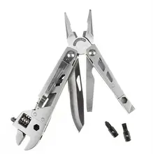Multifunctional Adjustable Spanner Plier Screwdriver Camping Riding EDC Kit Pocket Multi Tool Folding Plier Combinational Wrench mini folding pliers pocket edc camping tool with screwdriver kit camping climbing hiking plier cutting tool hand tools
