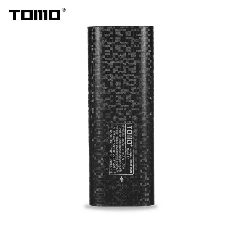 TOMO Q2 USB Li-Ion интеллектуальное зарядное устройство Портативный ЖК-дисплей Смарт DIY мобильный Банк питания чехол с фонариком для смартфона