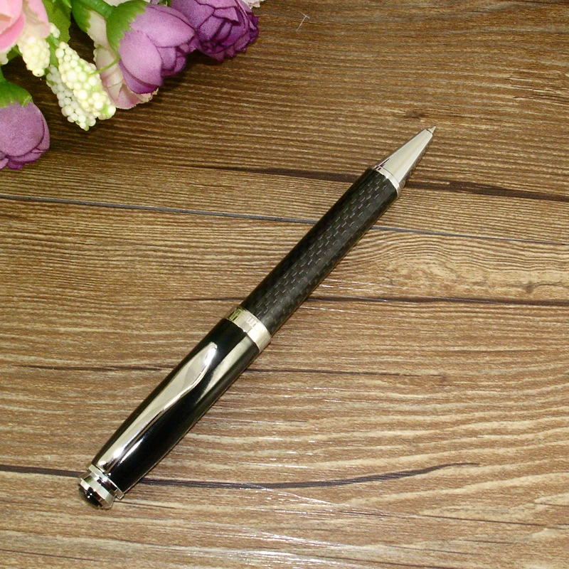 Luxury 2pcs / Lot Classic Office & School Writing Stationery Gift Sets Ball Pen & Mechanical Pencil Carbon Fiber Twin Pen Sets Luxury 2pcs / Lot Classic Office & School Writing Stationery Gift Sets Ball Pen & Mechanical Pencil Carbon Fiber Twin Pen Sets