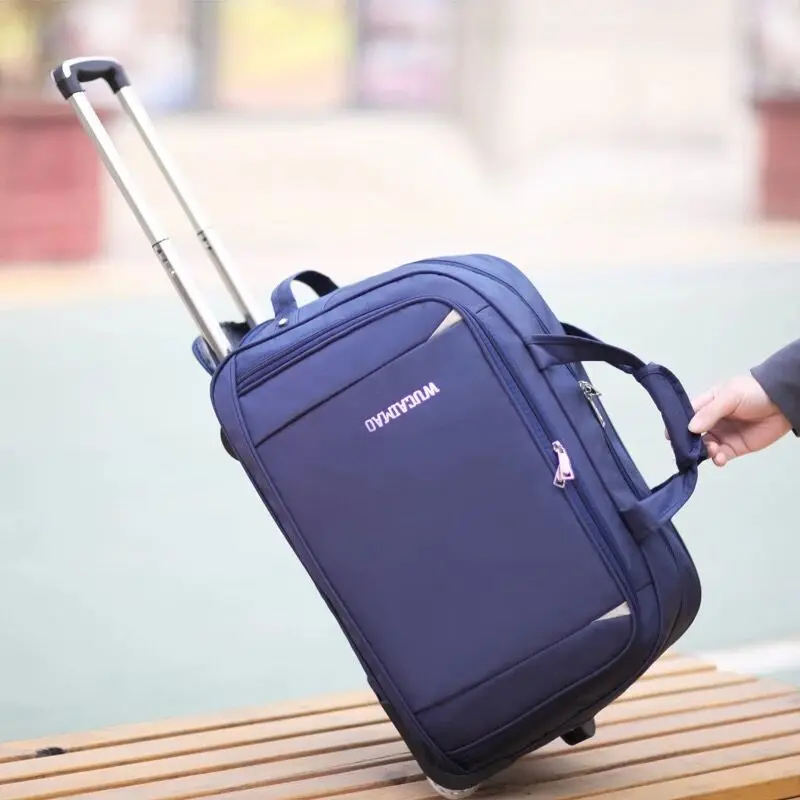 New Women Rolling Suitcase Fashion Waterproof Luggage Bag Thicken Trolley Luggage Travel bag Men Travel carry on Wheels