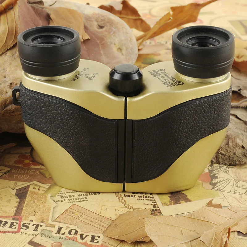 

TUOBING Small 8x21 Binocular Portable High Definition Telescope with Fixed Focus Band Lamp Brand Optical Lens High Power Hunting