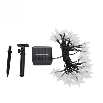 

30LED Solar Powered Low Power Consumption Pentagram Lamp String Christmas Indoor Decorating String Light
