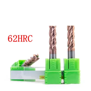 

HRC45 HRC50 HRC55 3f 4/2 flutes 18x150MM CNC Tool Tungsten Carbide End Mill R9 ball end End Mill Aluminum milling cutter