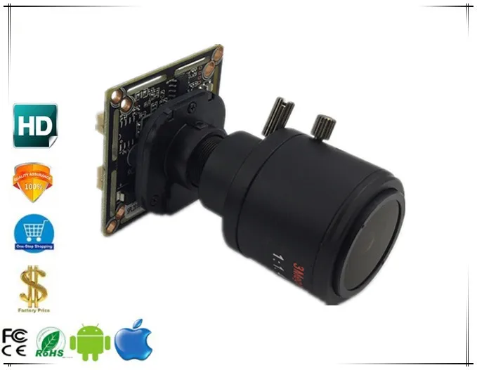 

AHD Camera Module Board 1920*1080 2.0MP XM330+SC2235 Panorama FishEye 2.8-12mm Manual Zoom 1/2.7 inch 38*38mm UTC BNC CCTV