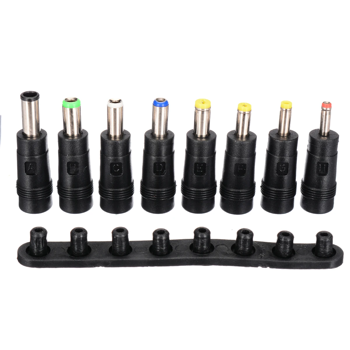 8Pcs/set Universal AC DC Power Charger Adapter 8Tips Head Charger Fit For Samsung Laptop