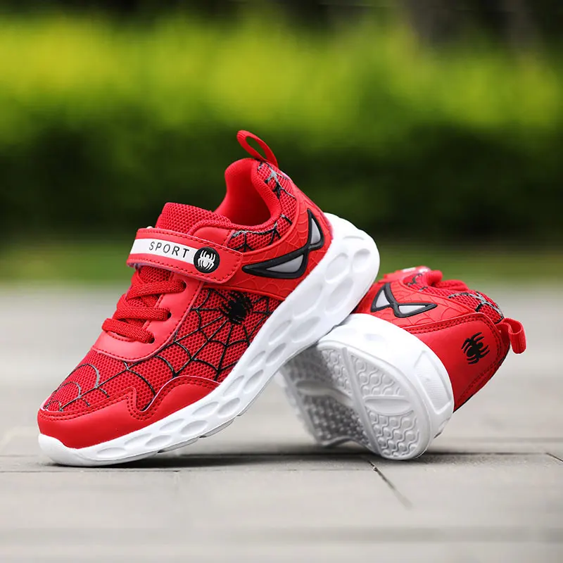 kids boys shoes running sneakers for boy spiderman,spring childrens casual sneakers children's shoes breathable school shoes
