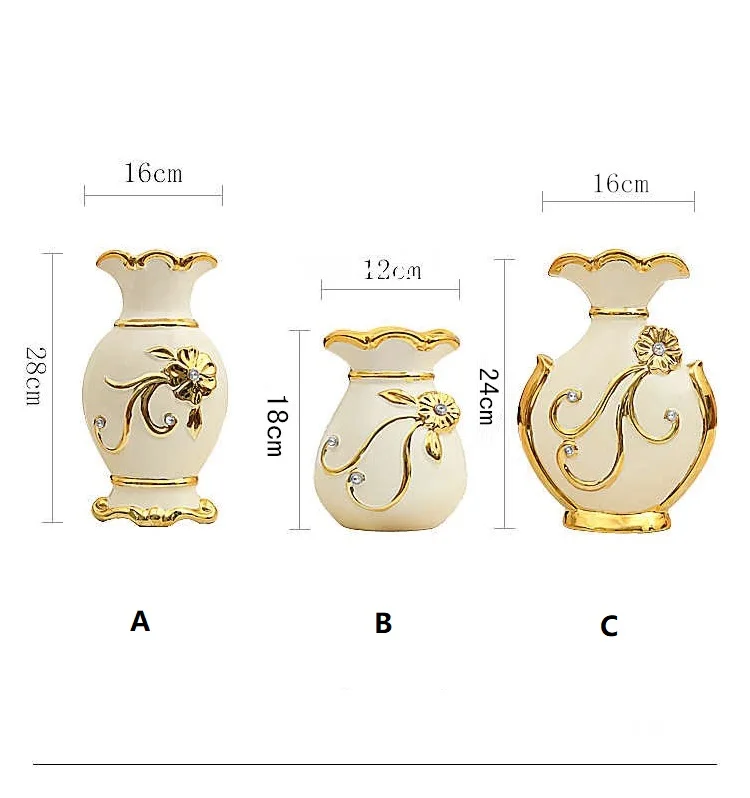 OUSSIRRO, европейские керамические вазы, декоративная ваза для гостиной, цветочная композиция, современный дом, простой шкаф для телевизора, керамический подарок