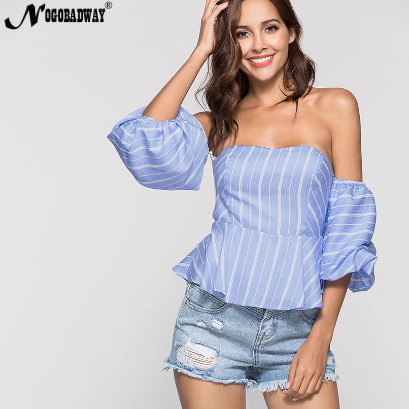 Off shoulder summer tops tees for women 2018 casual sexy short t shirt ...
