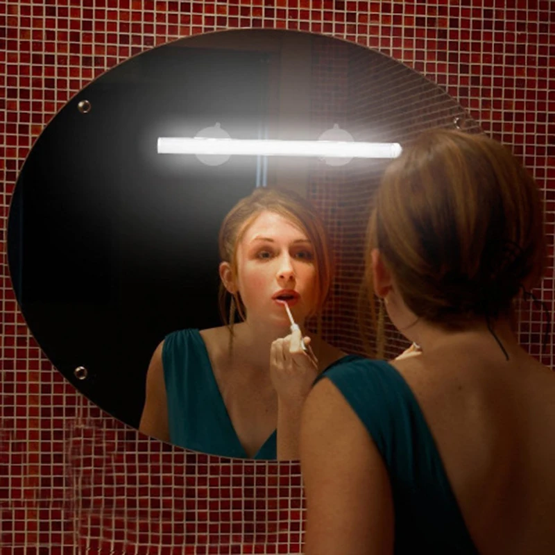 

NEW Super Bright Cosmetic Mirror Light USB Interface Dressing Table Bathroom Detachable Cosmetic Mirror Light With Suction Cup