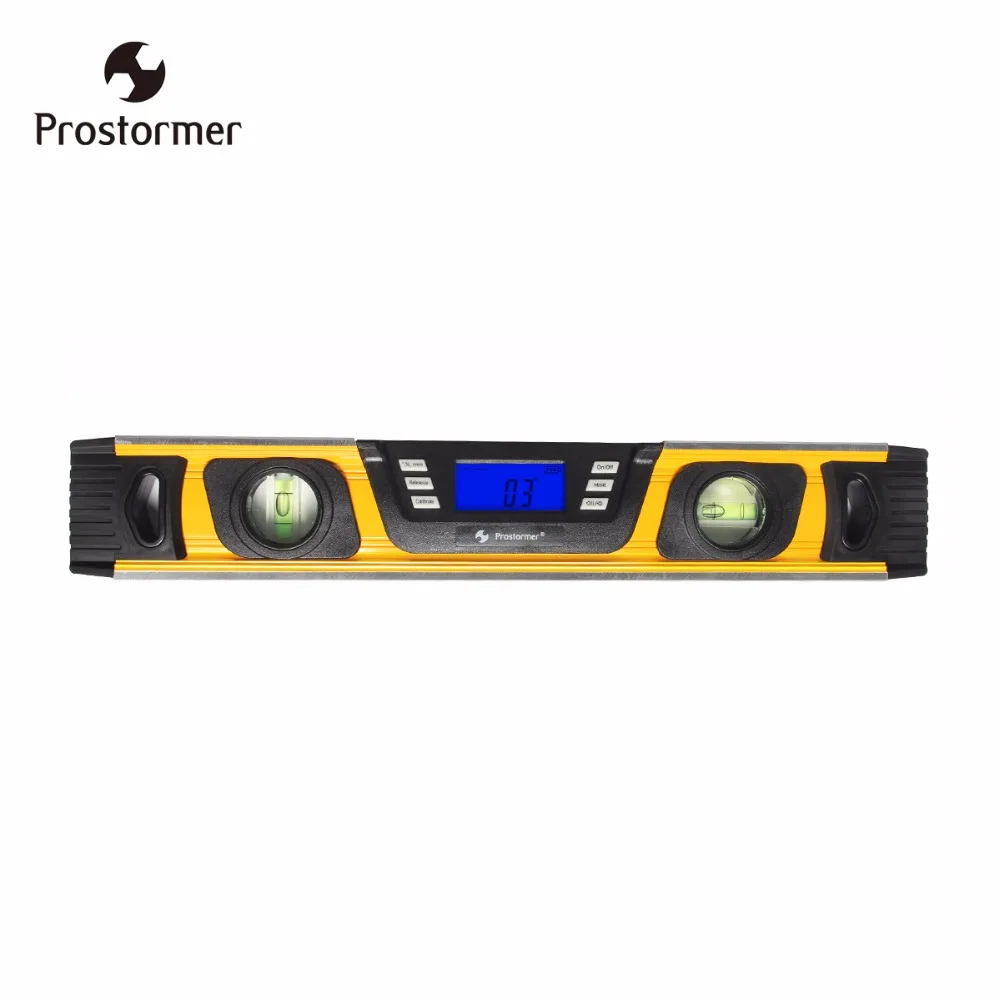 

Prostormer Digital Protractor Angle Finder electronic Level 360 degree Inclinometer with Magnets Level angle tester Ruler40/60CM