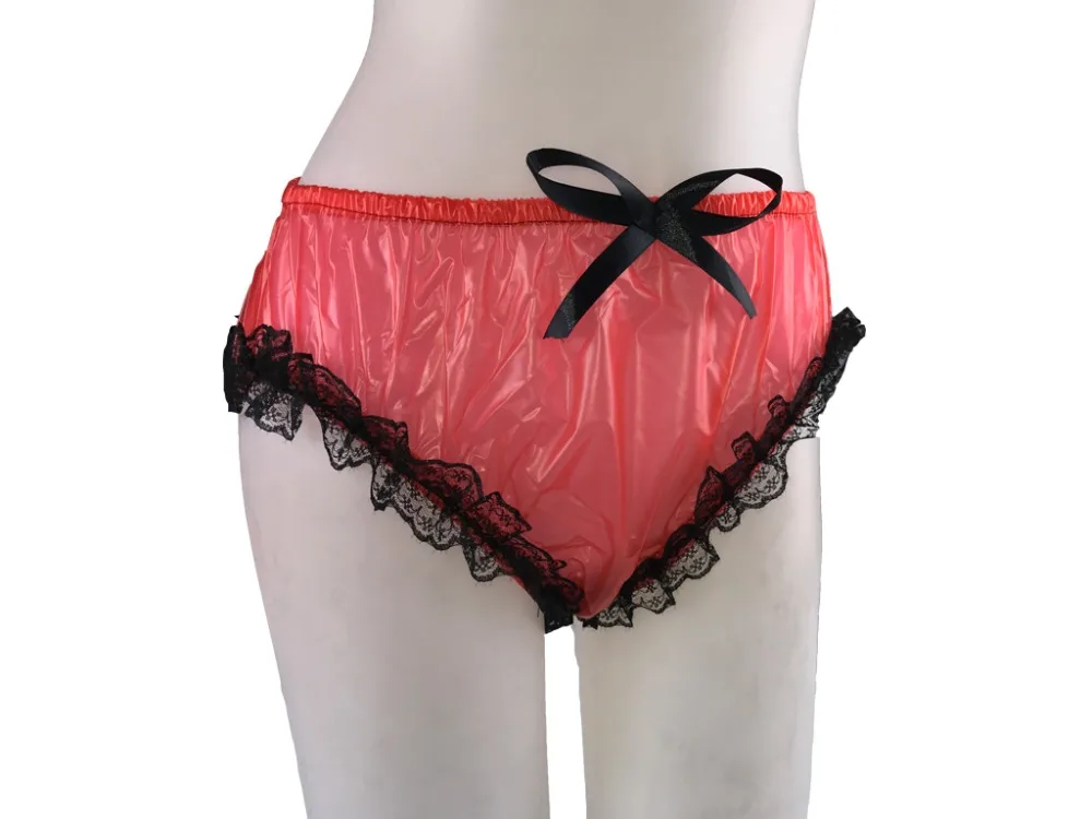 

Haian PVC Cami Briefs Lace Panties Ladies Briefs #STL01-8