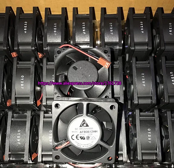 Совершенно новый Delta 60*60*25 мм для вентилятор шасси CPU AFB0612HH 12V 0.25A двойной