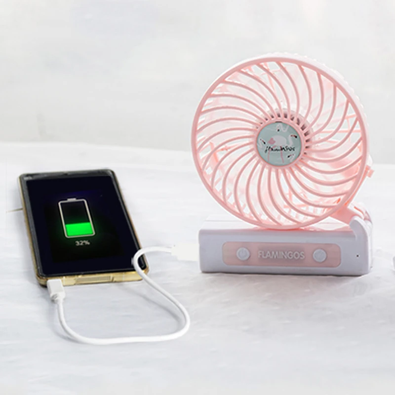 

Carton Portable Mini Usb Fan Foldable 3 Gear Mini Cooler Quite Silent Fan Portable Hand Fan For Travel Outdoor