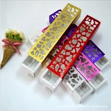 Ажурная упаковка для шоколада подарок в обмен Свадебная коробочка для сладостей торжественная коробка для миндального печенья