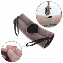 Funny Pet Hamster Hammock Soft Down Hanging Tunnel Cage Squirrel Toys Cabin Warm House Winter Small Animal Supplies C42