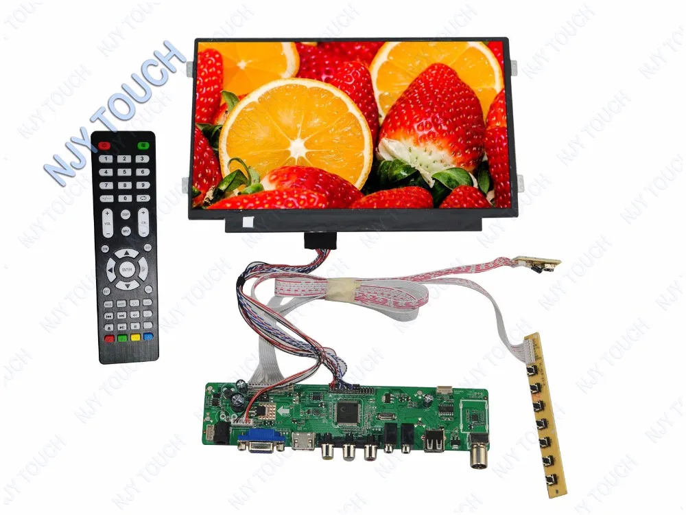 

HDMI AV VGA ATV Remote LCD Controller Board Kit Plus 10.1" N101BGE-L31 1366x768 LED Screen