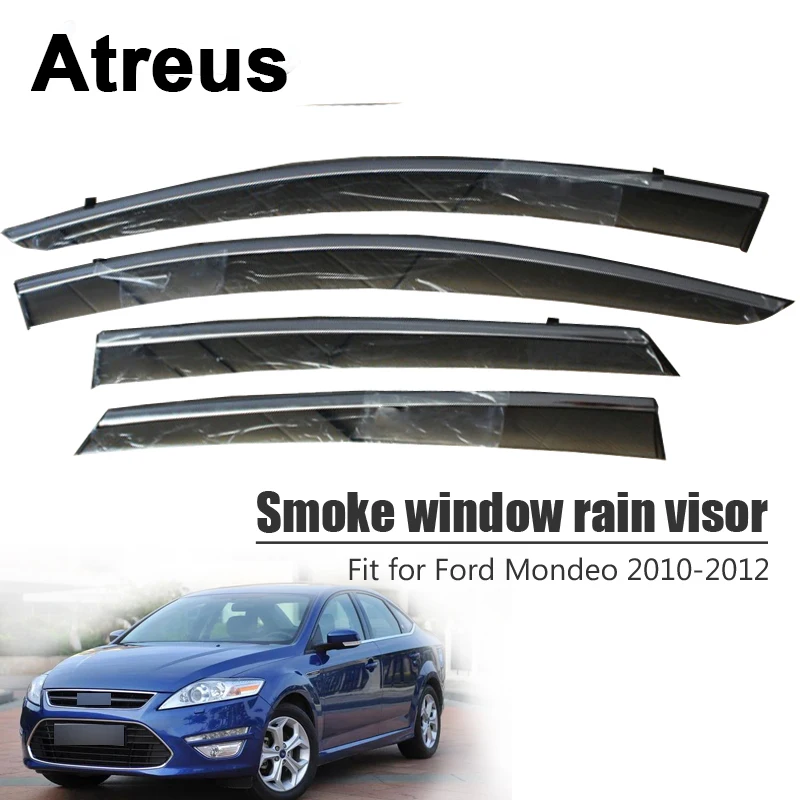 Atreus 4 шт./компл. для Ford Mondeo 2010 2011 2012 Черный Автомобильный Дверь Окно Солнцезащитный
