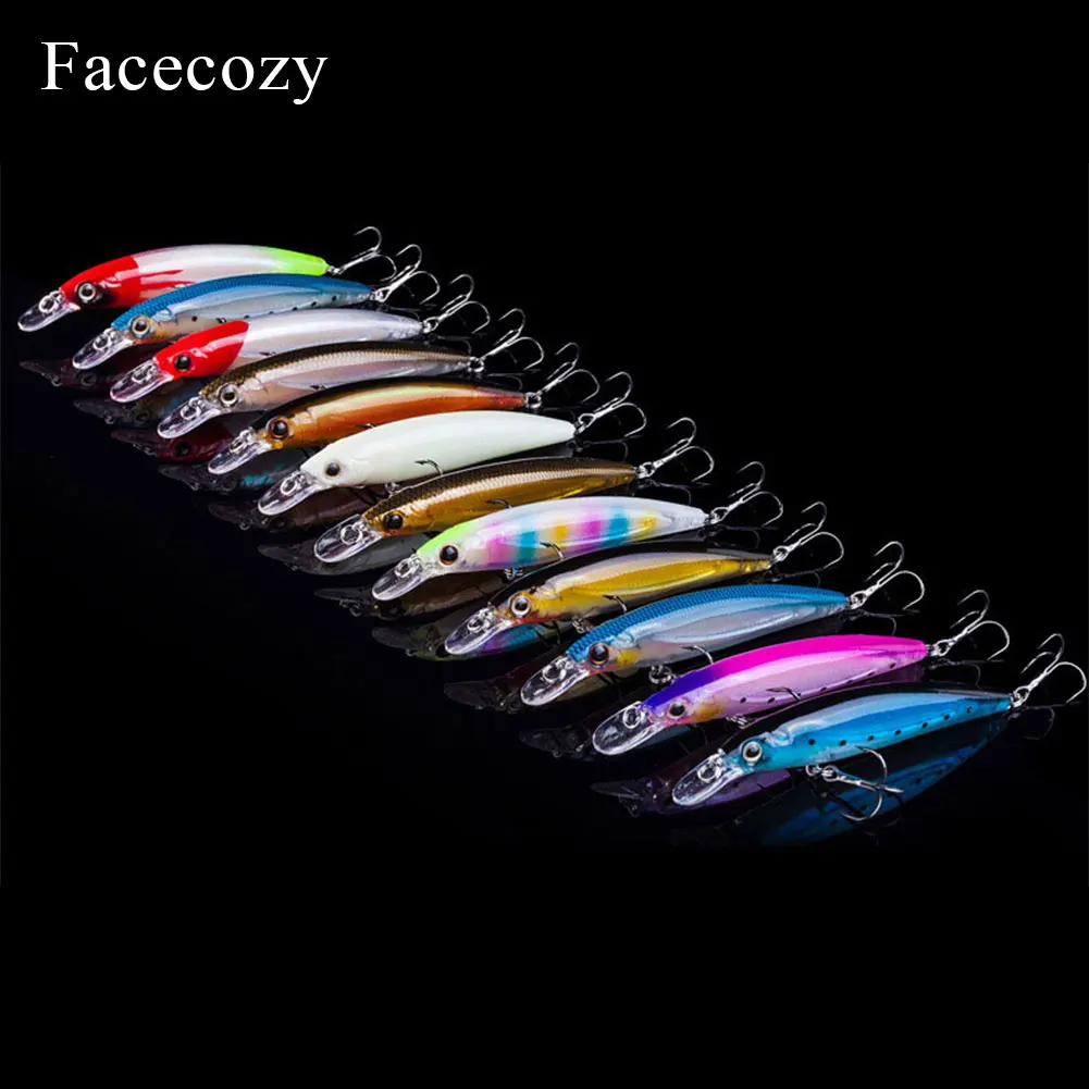 Facecozy 1 шт. светящаяся бионическая приманка рыболовные приманки с двумя крючками в