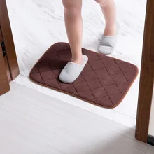 Коралловый бархатный водозаборный домашний коврик для спальни коврик для кухни коврики для двери домашний пол кухонные коврики для ванной коврик для двери