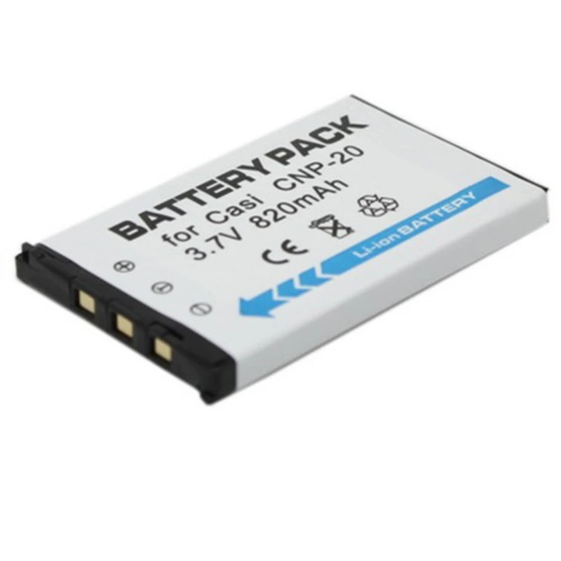 LPD 3.7 В 820 мАч 100% Фирменная Новинка Замена Батареи для Casio NP-20 NP-20DBA ex-s100 ex-s500eo dcs001 dlcs20 np-fm20
