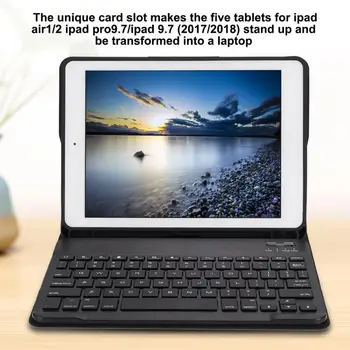 

2019 FT-1030E Smart Sleep Tablet Bluetooth Keyboard Protector with Pen Slot for ipad