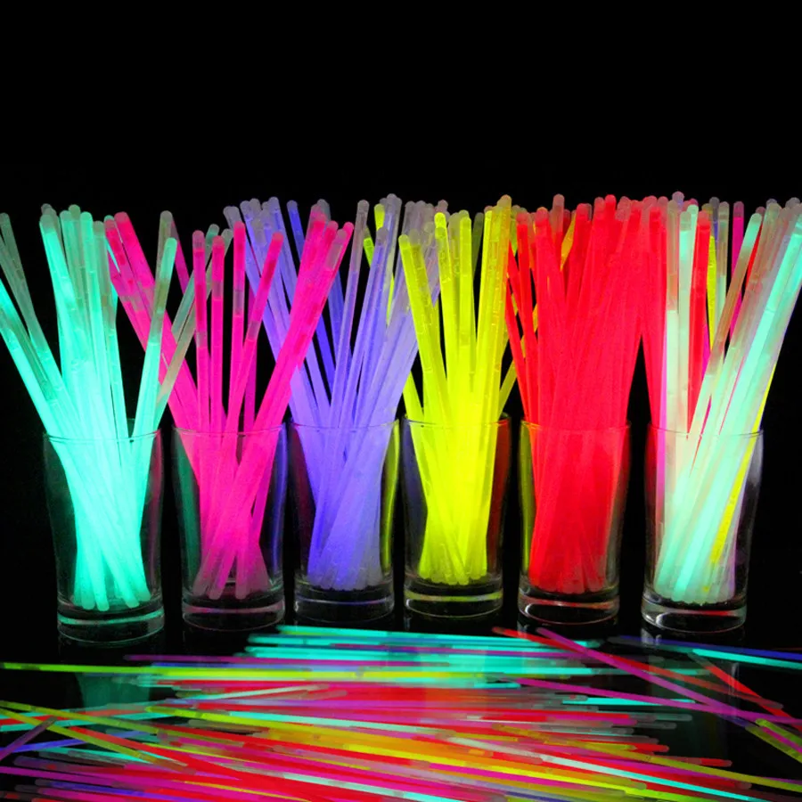100 шт./лот Multi Цвет химический фонарь свет Браслеты для праздничные танцы Новогоднее украшение аксессуар дети подарки игрушки новинка