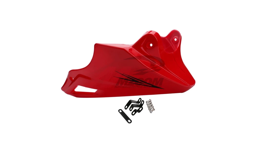 For Honda MSX 125 2013 Black Red Engine Protector Guard Cover Under Cowl Lowered Low Shrouds Fairing Belly Pan