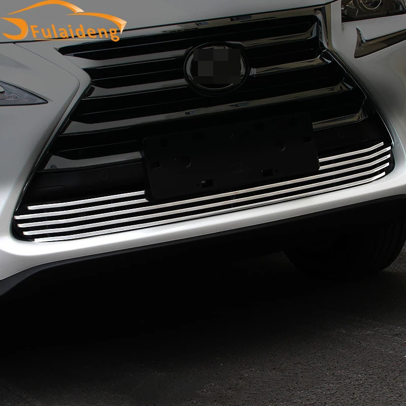 Для Lexus NX200 300 h 200 t- из нержавеющей стали передней нижней сетки гриль решетка облицовки радиатора автомобиля Средства для укладки волос