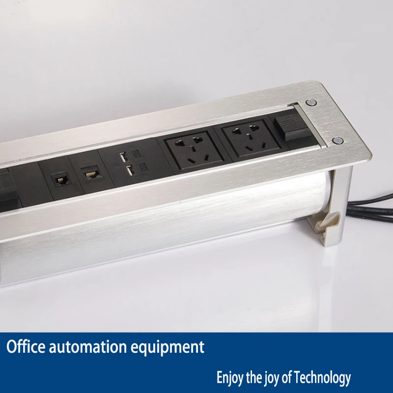 Электрическая откидная Беспроводная зарядная розетка многофункциональная мультимедийная коробка информации скрытая розетка/Оборудование для автоматизации Офиса/01