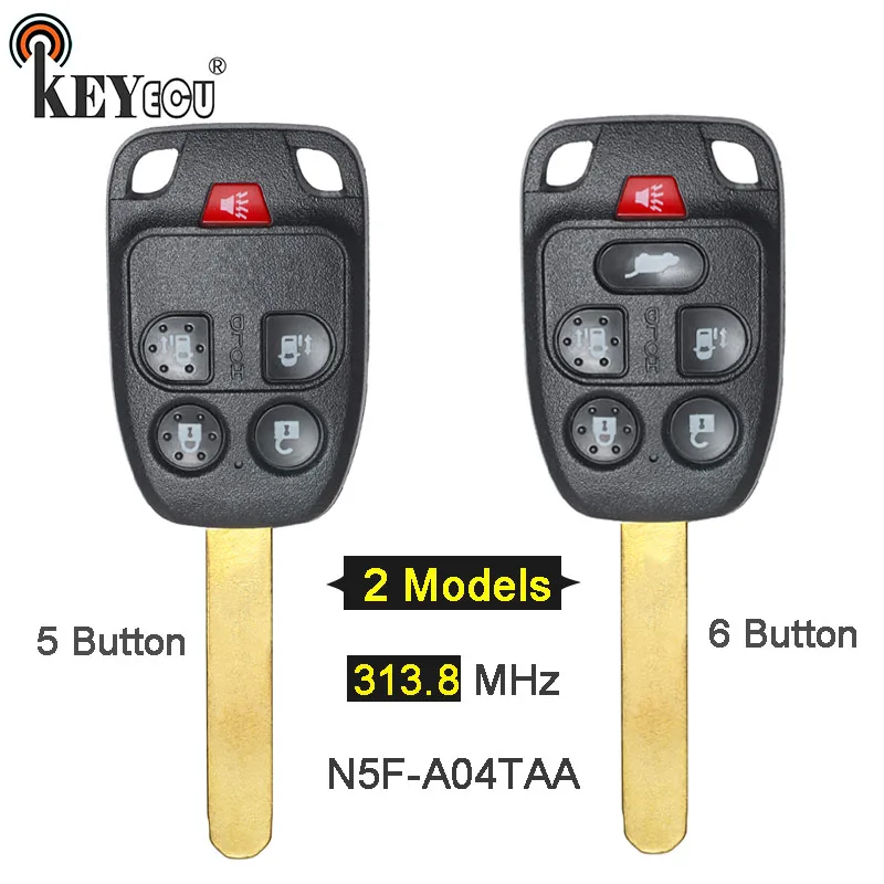 KEYECU 313 8 МГц FCC аддитивного цветового пространства (ID: N5F-A04TAA 4 + 1 5 / 6 кнопки