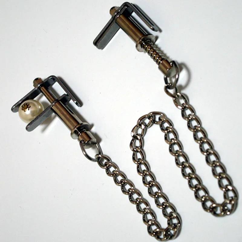Зажимы для сосков из нержавеющей стали мужчин и женщин|breast clip|flirt toymetal nipple clamps |