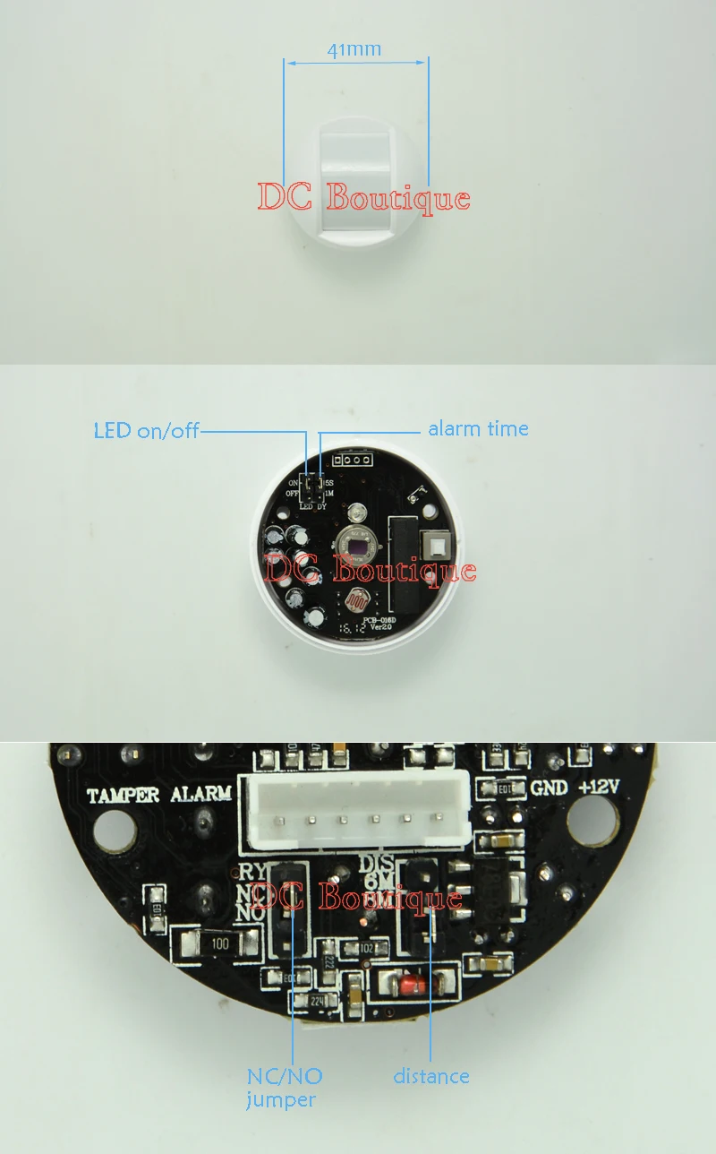 Шт. 1 мм шт. 86 мм квадратный держатель настенный датчик движения Проводной инфракрасный детектор сигнализации NC без сигнала дополнительный