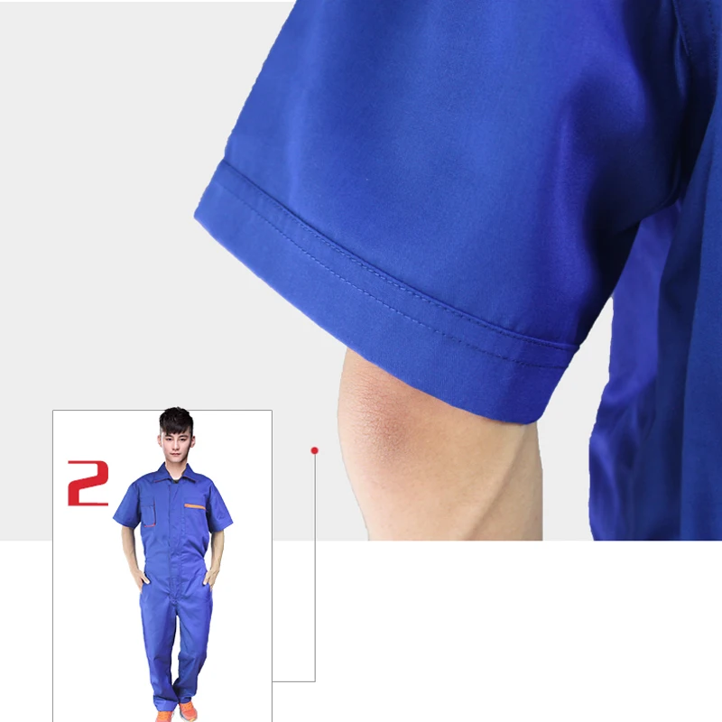 Work overalls Men Elastic waist Protective Coverall Repairman Strap Jumpsuits Trousers Working Uniforms Plus Size Short sleeve Work overalls Men Elastic waist Protective Coverall Repairman Strap Jumpsuits Trousers Working Uniforms Plus Size Short sleeve