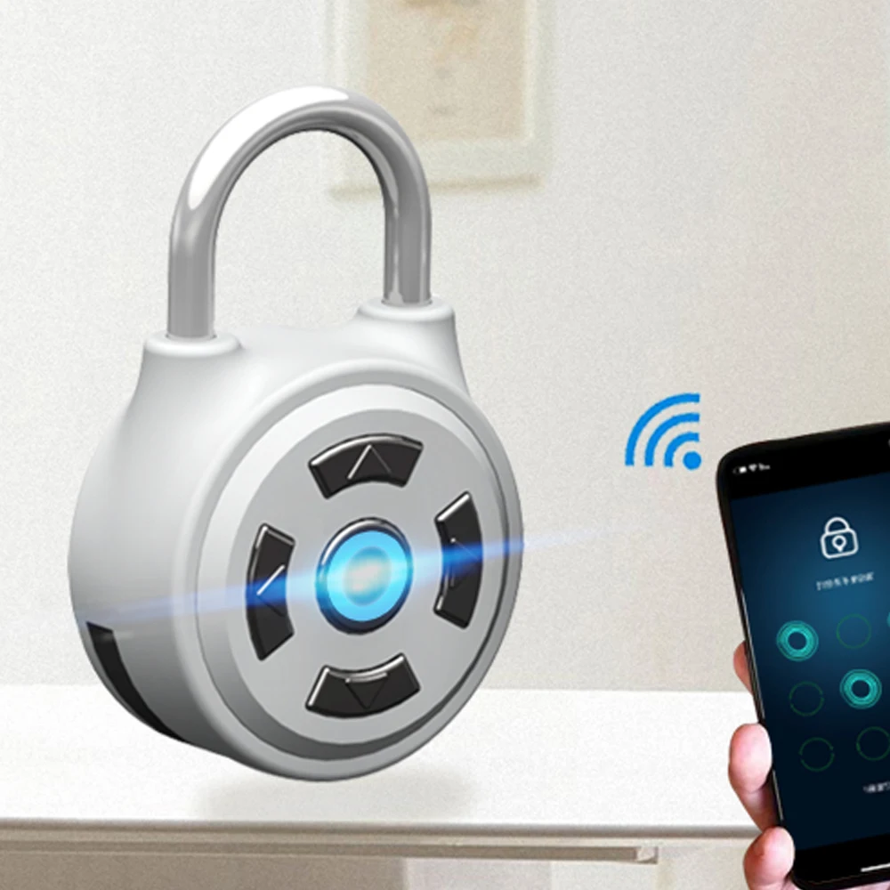 BT Smart замок без ключа Водонепроницаемый APP кнопку пароль разблокировки Anti-Theft замок двери Чемодан случае локера для Android IOS