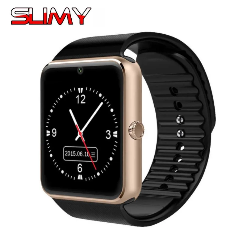 

Slimy Bluetooth Smart Watch GT08 for Apple Watch Wearable Devices Smartwatch Camera Support 2G SIM TF Wristwatch PK DZ09 A1 Y1