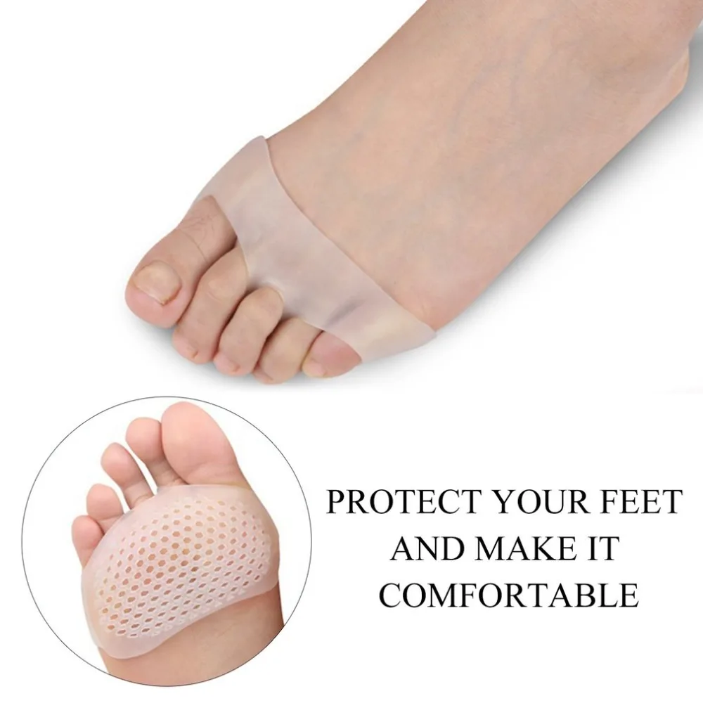 

Breathable Soft Silicone Women Insoles Pads Anti-Slip Comfortable Ladies Front Foot Care Cushions High Heel Shoes Pads