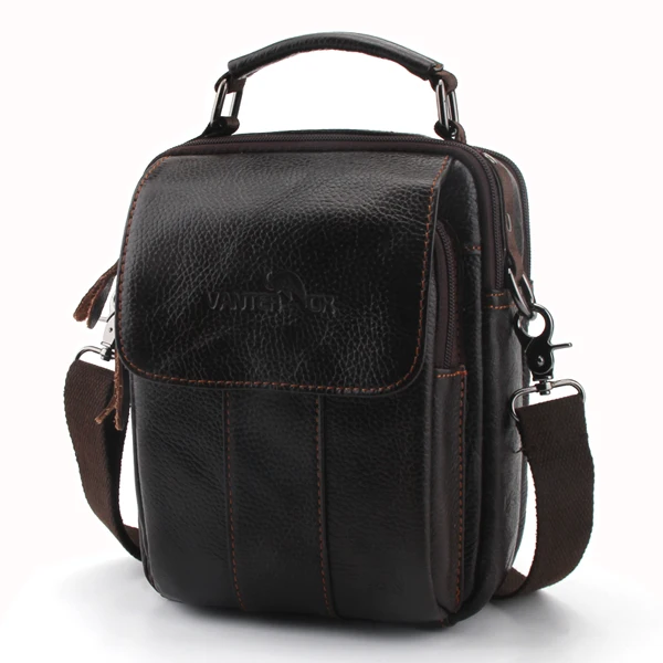 VANTER OX, дизайн, мужские сумки на плечо, натуральная кожа, маленькая сумка для мужчин, Ретро стиль, повседневные мужские сумки-мессенджеры, дорожная мужская сумка - Цвет: 6082brown