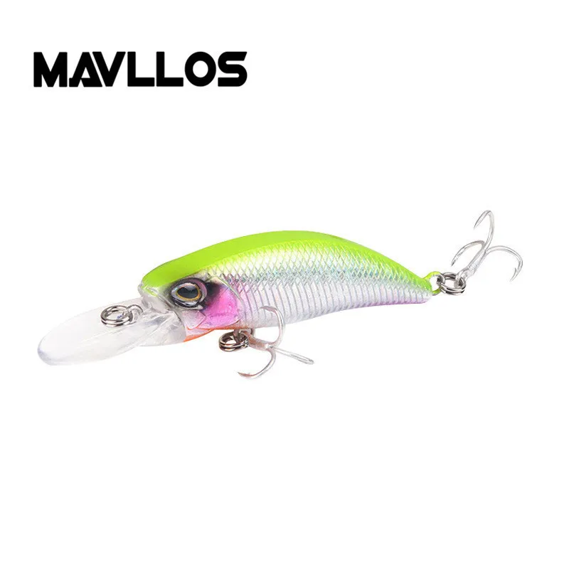 

Mavllos Sinking Fishing Lure Bait 65mm 4.5g Minnow Hard Bait Crankbait Lifelike 3D High Simulation Eyes Fishing Baits Wobblers