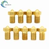 KingRoon 10pc V5 V6 E3D Nozzle 0.2 0.3 0.4 0.5 0.6 0.8 1.0mm 3D Printer Part M6 Threaded Full Metal For 1.75mm Filament Extruder ► Photo 1/6