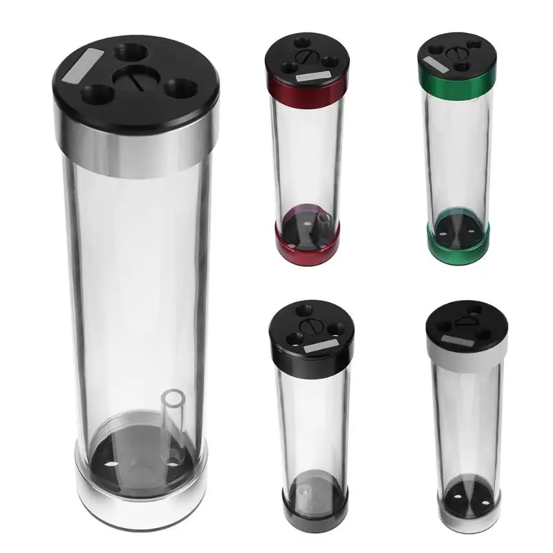 234mm Cylinder Reservoir Water Tank G1/4 Thread Water Cooling Kit for PC Liquid Computer Water Cooling System 234mm Cylinder Reservoir Water Tank G1/4 Thread Water Cooling Kit for PC Liquid Computer Water Cooling System