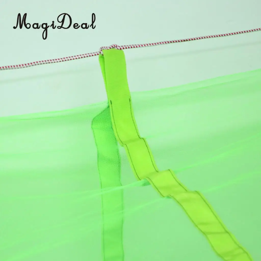 MagiDeal Portable Jungle Parachute Hammock Camping Outdoor Hanging Bed With Mosquito Net and 2 Hanging Straps