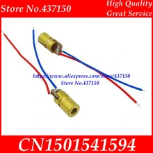 5 шт./лот, 3 в 4,5 в 5 В лазерная головка лазерный диод 650 нм 5 мВт медные полупроводниковые лазерные трубки 6 мм внешний диаметр