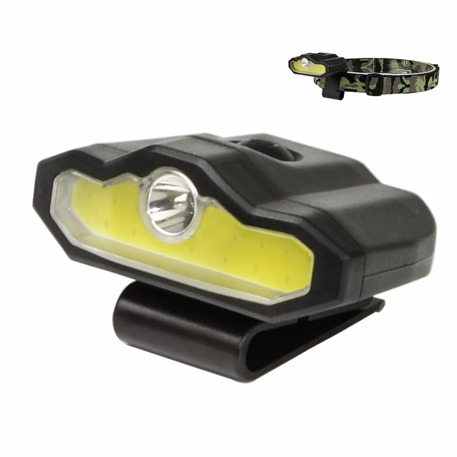Infrared Induction fishing headlight Rechargeable Clip On Cap Light Outdoor Lamp