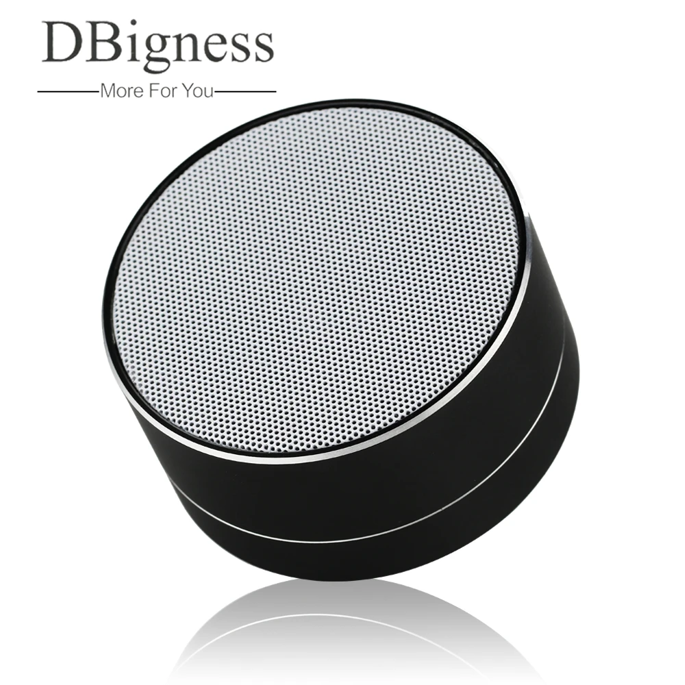 Dbigness цилиндр из алюминиевого сплава беспроводной Bluetooth динамик поддержка громкой связи звонки TF карта Музыка Бас Сабвуфер стерео динамик