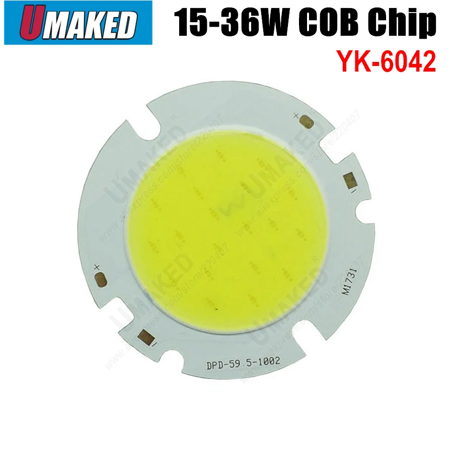 

15W 18W 20W 24W 30W 36W COB beads 60mm Led Chip Diodes Surface Light for Led Bulb Spotlight Street Led Lamp