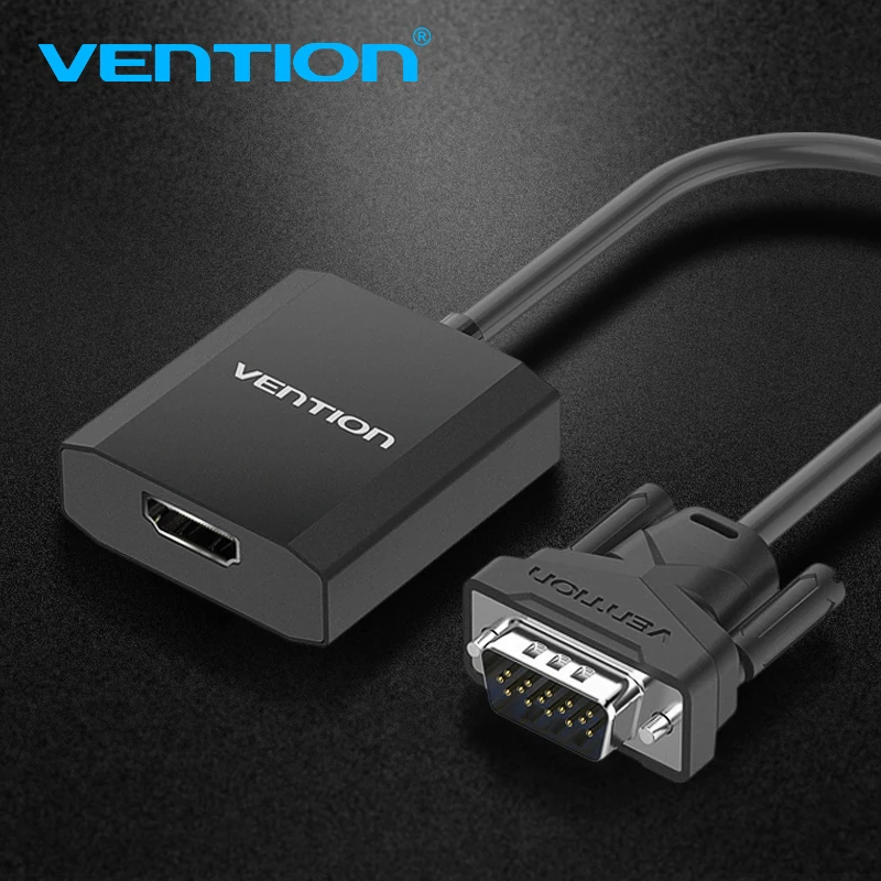 Vention преобразователь из VGA в HDMI кабель аналоговый AV в цифровой конвертер адаптер с аудио 1080P для ПК ноутбук к HDTV проектор горячая распродажа